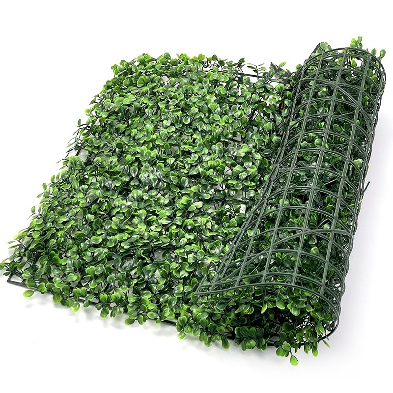 Wholesale 40*60cm Indoor and Outdoor PE Hedge Panels Artificial Grass WALL Fence Backdrop for Birthday Parties