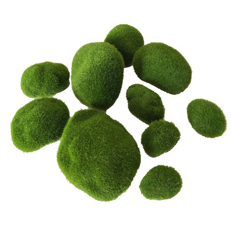 Artificial Moss Decorative Green Artificial Moss Balls