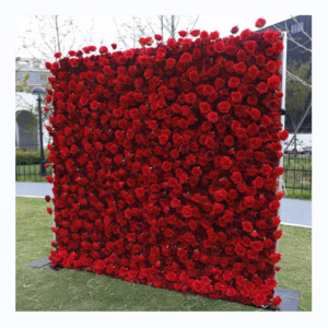 Summer flowers wall artificial white rose 3d hydrangea flower wall backdrop for wedding event stage decoration