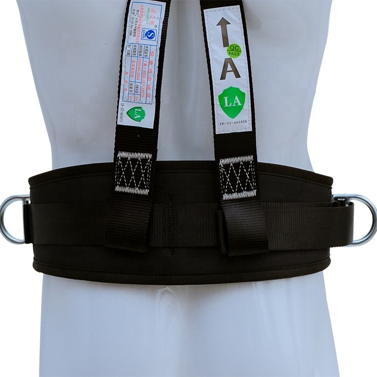 Fall arrest protection full body safety belt harness punch holes lowes climbing buckles safety harness