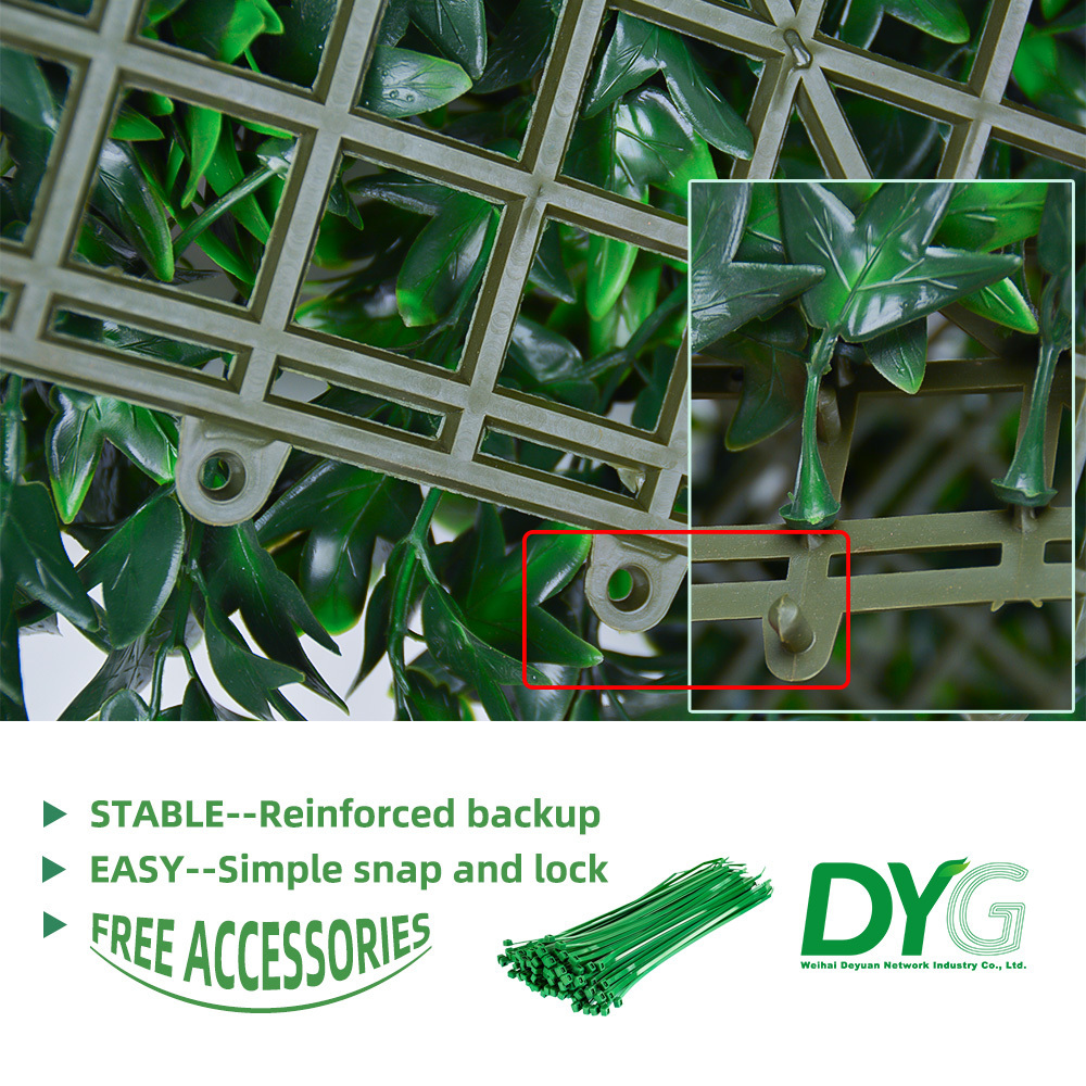 Vertical Garden Panel waterproof tropical plants Decor outdoor and indoor Foliage Hedge Artificial Plant Wall