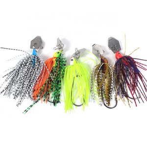 High quality Baits Bass Fishing Skirt Lures Buzzbait Chatterbait Jackhammer Lure Cheater Swimbait Spinner Bait fishing lure