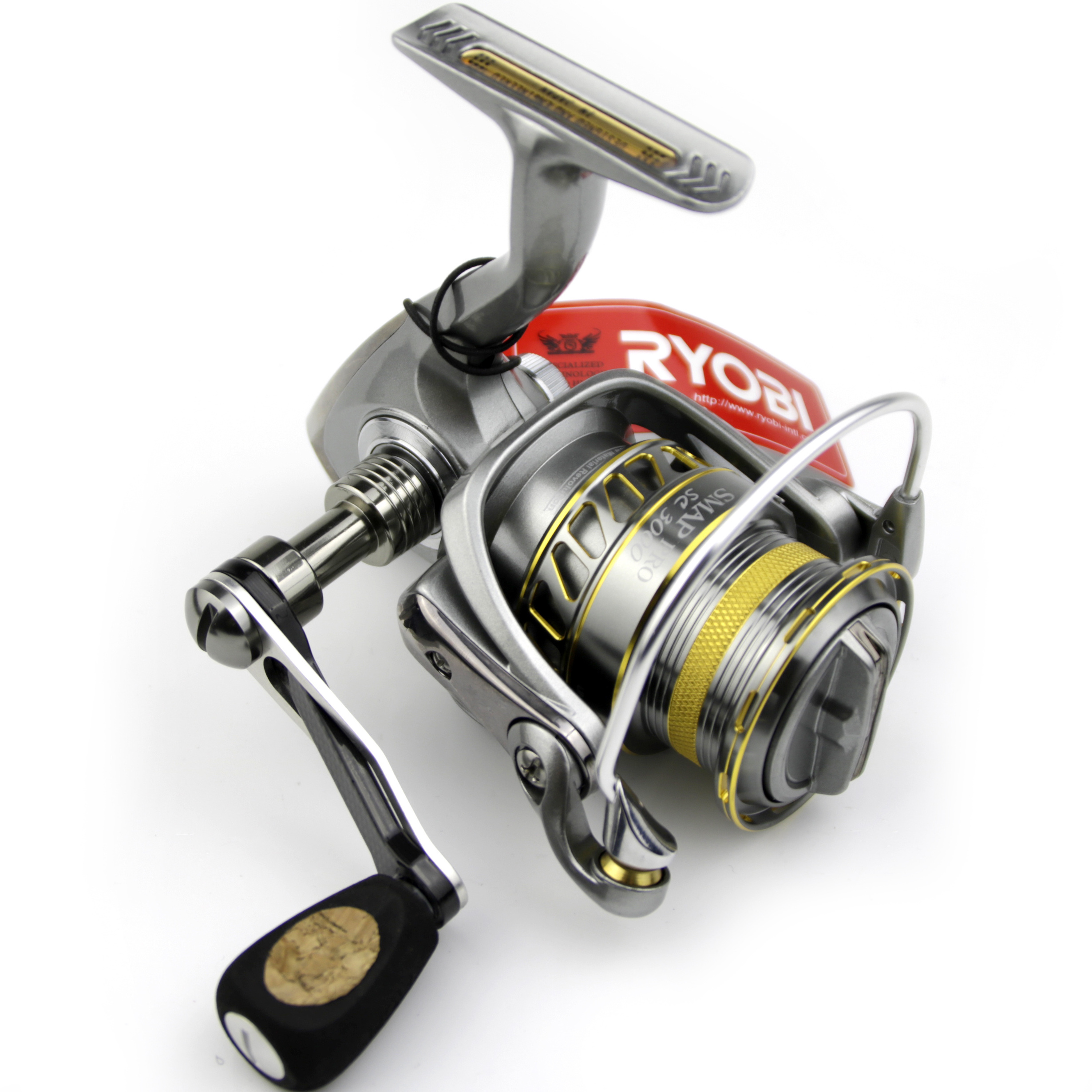 RYOBI Samp Pro 2000 3000 4000 Matel Spinning Reels Freshwater Sea Fishing Reel 6+1BB 8KG High Speed Light Left/Right hand Wheel