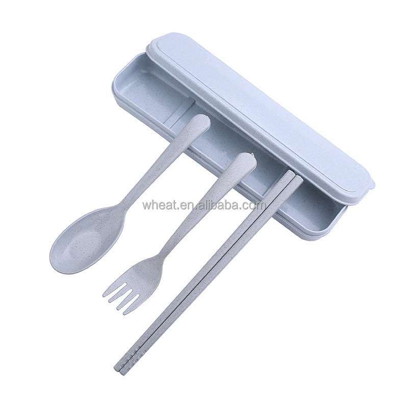 Plastic Many Colors Party Gift Tableware Fork Chopsticks Spoon Set