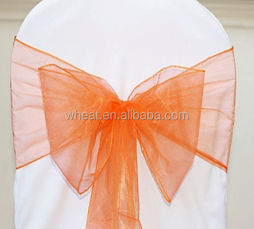 Wedding Hotel Banquet Chair Organza Sash