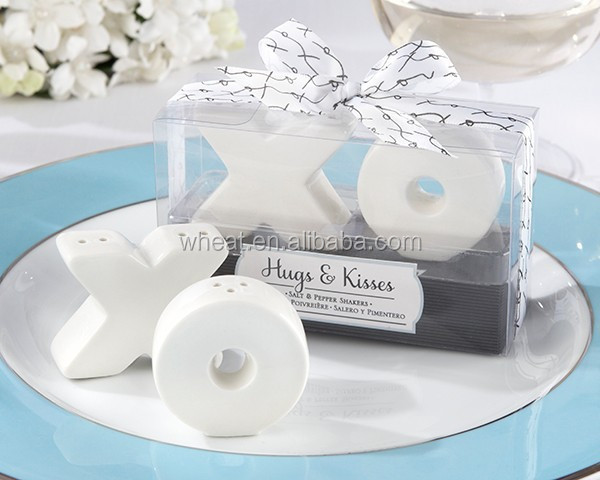 Wedding Favors XO Ceramic Salt and Pepper Shaker