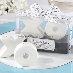 Wedding Favors XO Ceramic Salt and Pepper Shaker