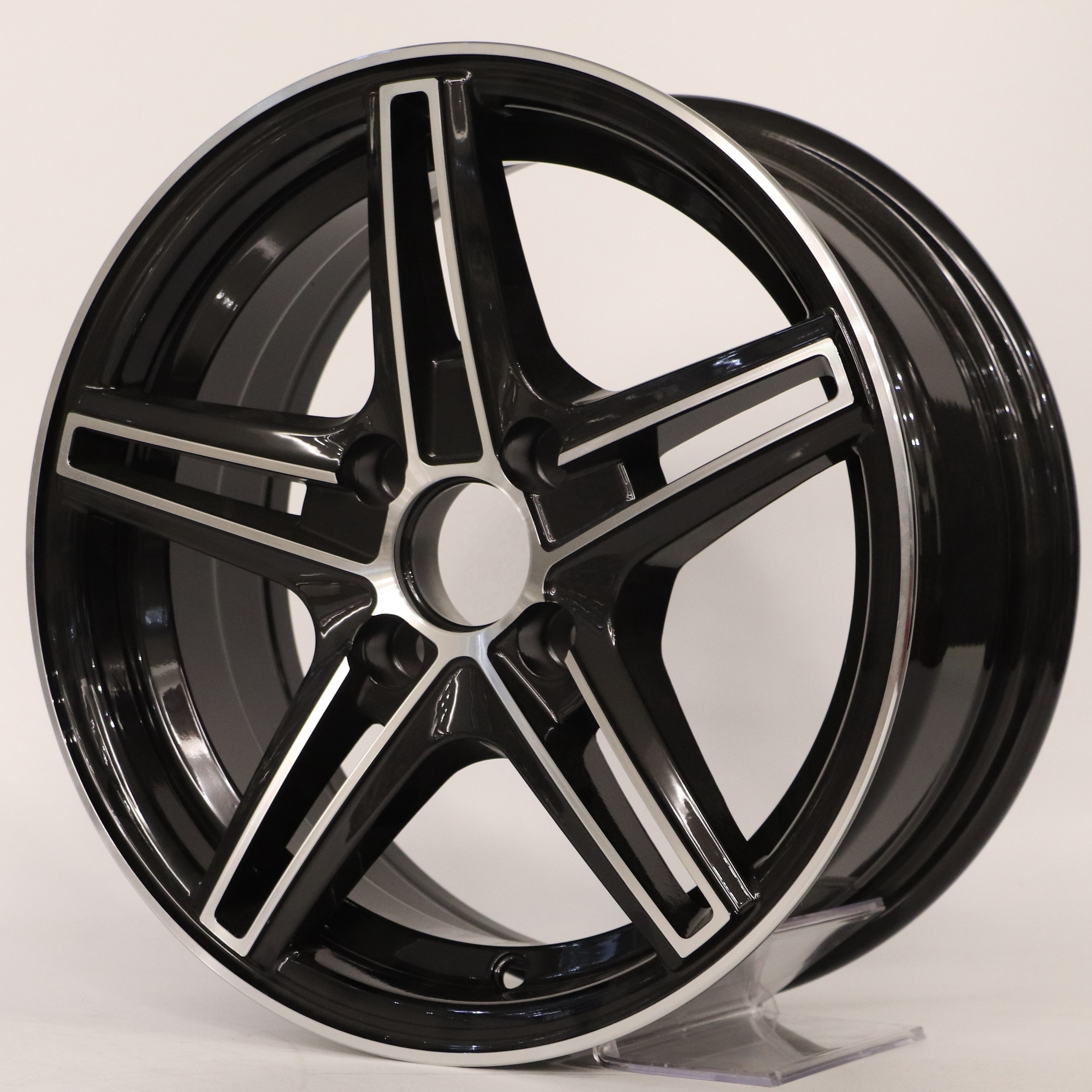 BY-1475 Popular Item 4 Hole 14 Inch Et 25 Pcd 100 Die Casting Alloy Wheels rims For Car