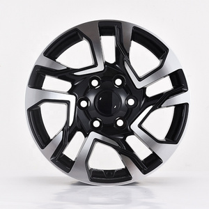 By-1704 Customizable color 17x7.5 Inch 6 Hole Aluminum Alloy Rim Auto 4x4 Wheel Hub