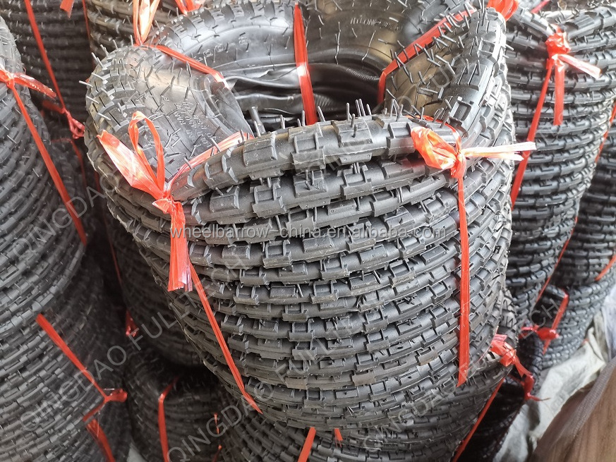 Cheap Wheelbarrow Tyre 4.80/4.00-8 350-8 325-8 Inner Tube Wheelbarrow Tyre 6.50-8 6.00-6 high quality