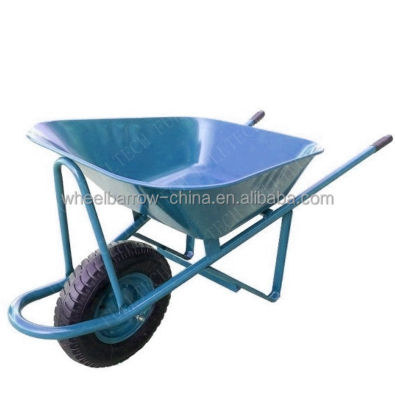 heavy duty Saudi Arabia wheelbarrow green welded handle using for construction welding site Arab wheelbarrow africa