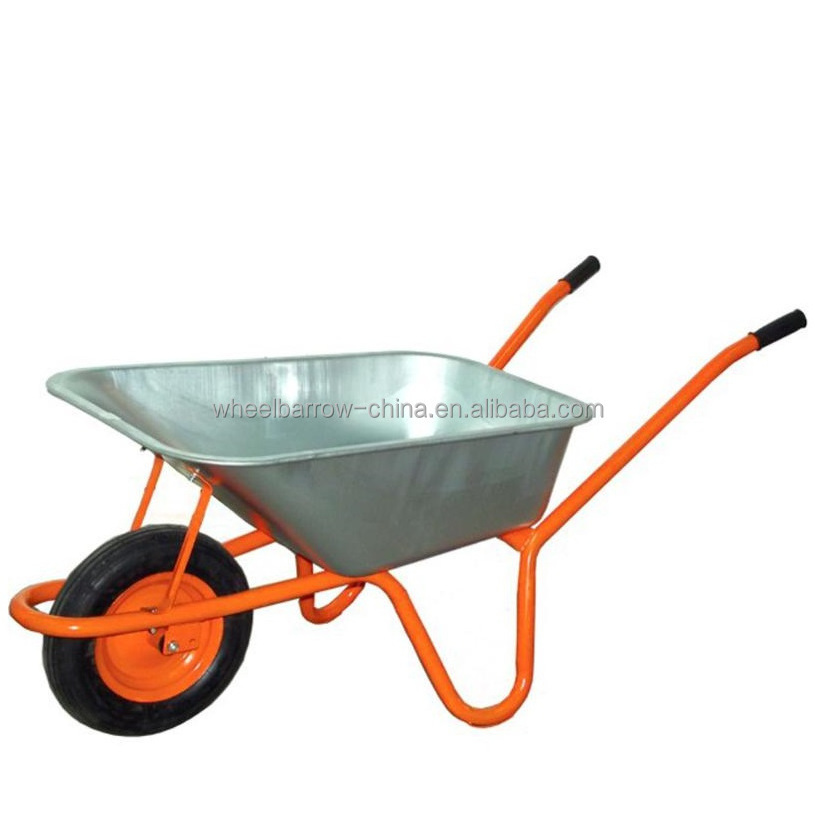 Construction plastic wheelbarrow 100L Limex wheelbarrow with Polyurethane tray Fort model galvanized wheelbarrow