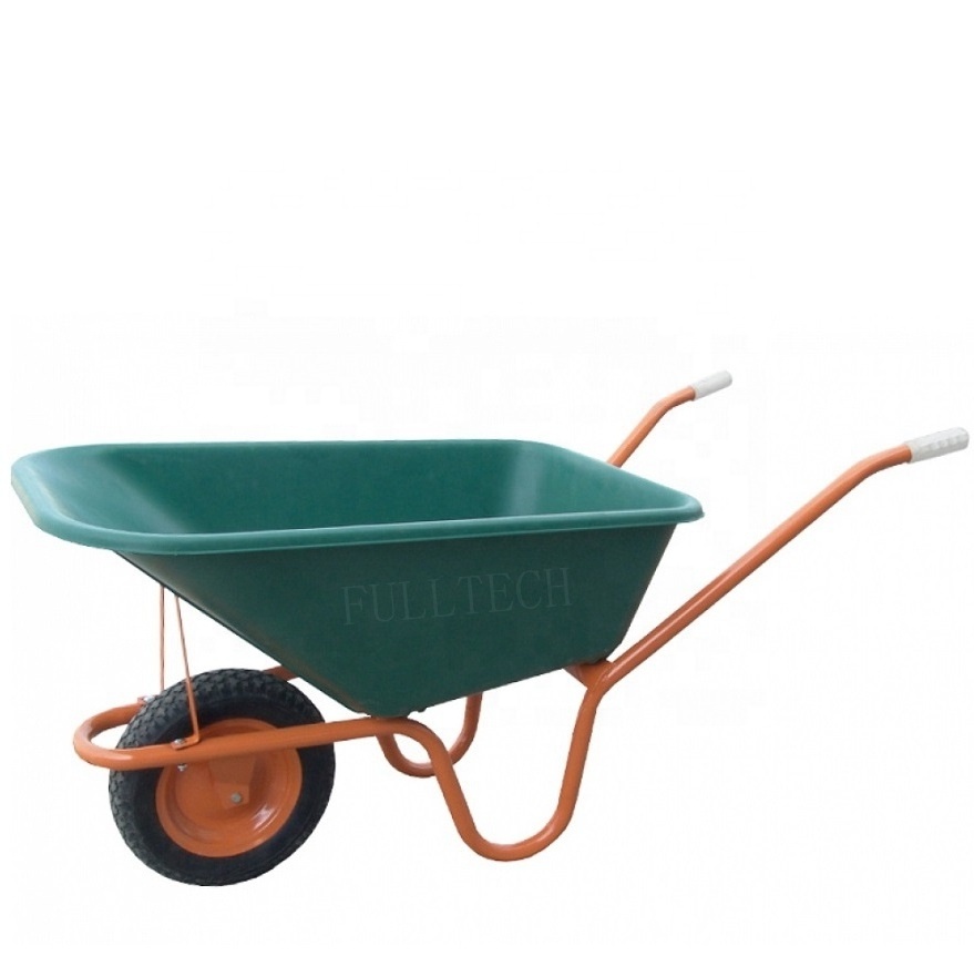 Construction plastic wheelbarrow 100L Limex wheelbarrow with Polyurethane tray Fort model galvanized wheelbarrow