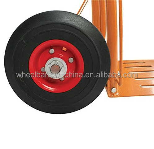 200kg Heavy Duty Folding Toe plate hand trolley cargo trolley Sack Truck Dolly Barrow Platform Solid wheel