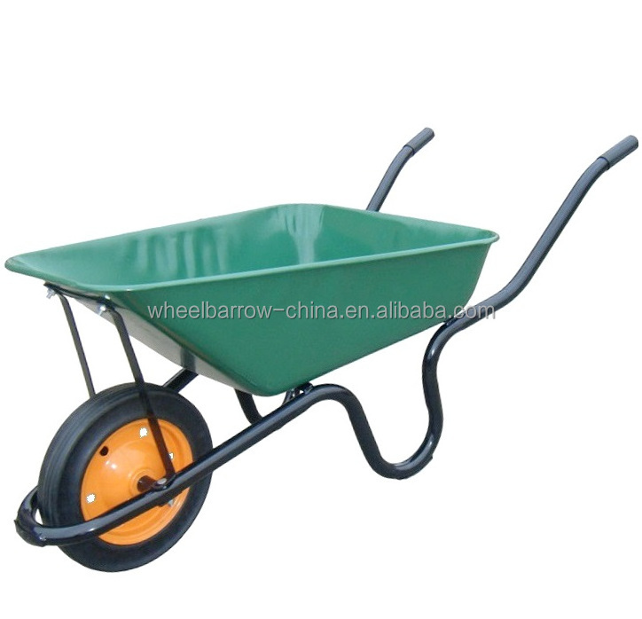 Heavy duty wholesale construction wheelbarrow WB6400 for Sudan Africa Market model CONCRETE cement wheelborrow