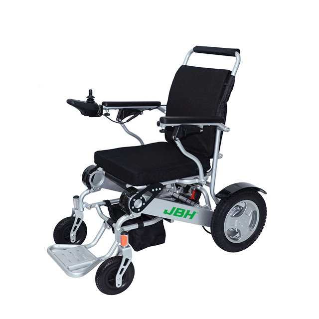 2021 hot style handicapped equipment folding lightweight power chair with removable battery 24V 12AH