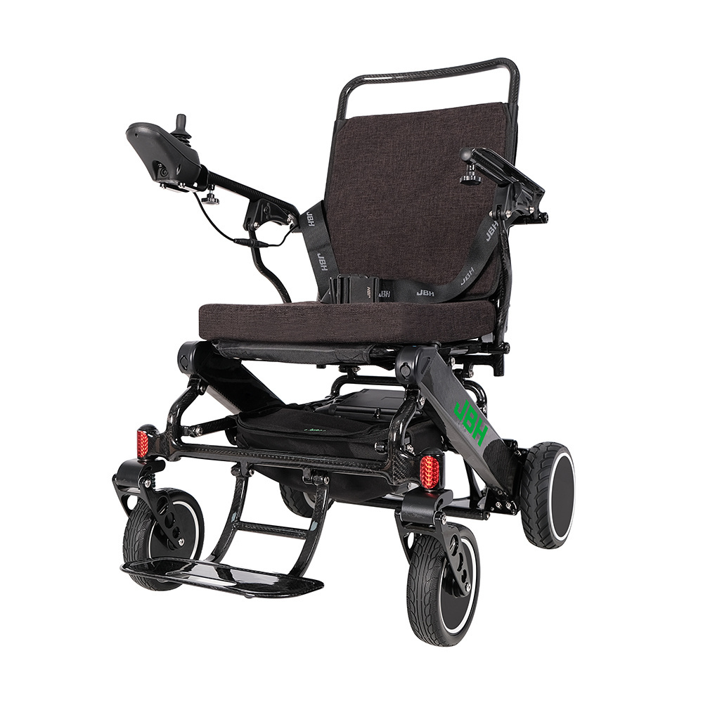 JBH DC02  Lightweight Power Wheelchair Durable Portable Carbon Fiber Frame Wheel Chair