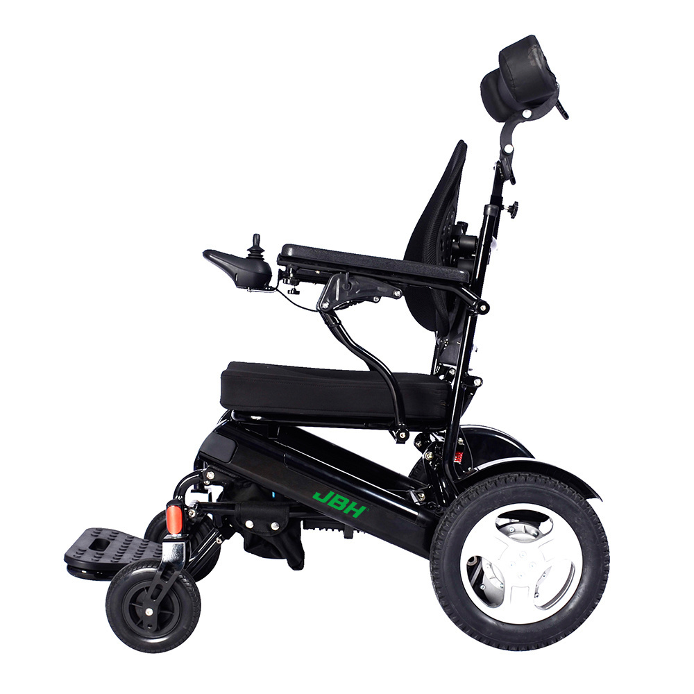 Safe JBH D10 2021 250W magnesium alloy light folding electric power wheelchair