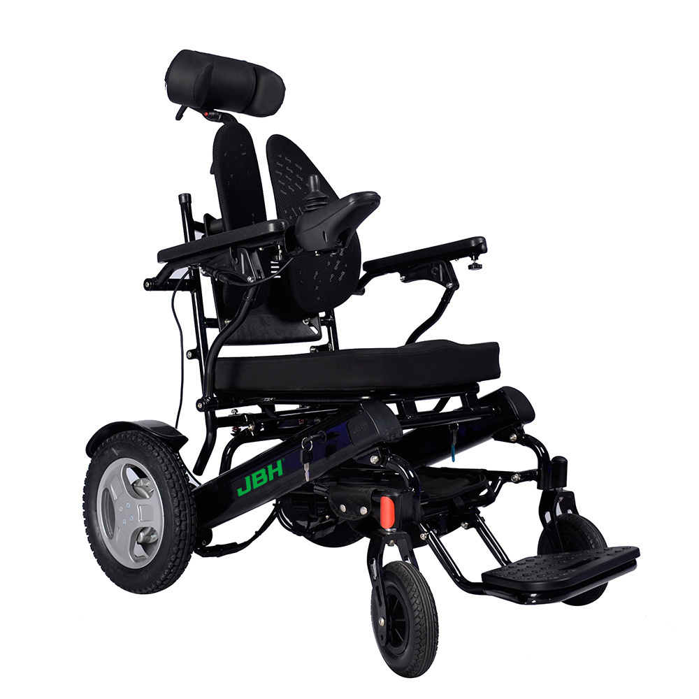 Safe JBH D10 2021 250W magnesium alloy light folding electric power wheelchair