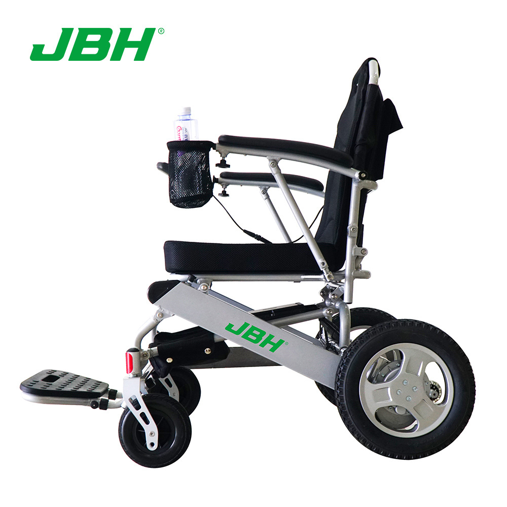 Lightweight Aluminium Power Folding 200kg Loading Electric Wheelchair for Elderly