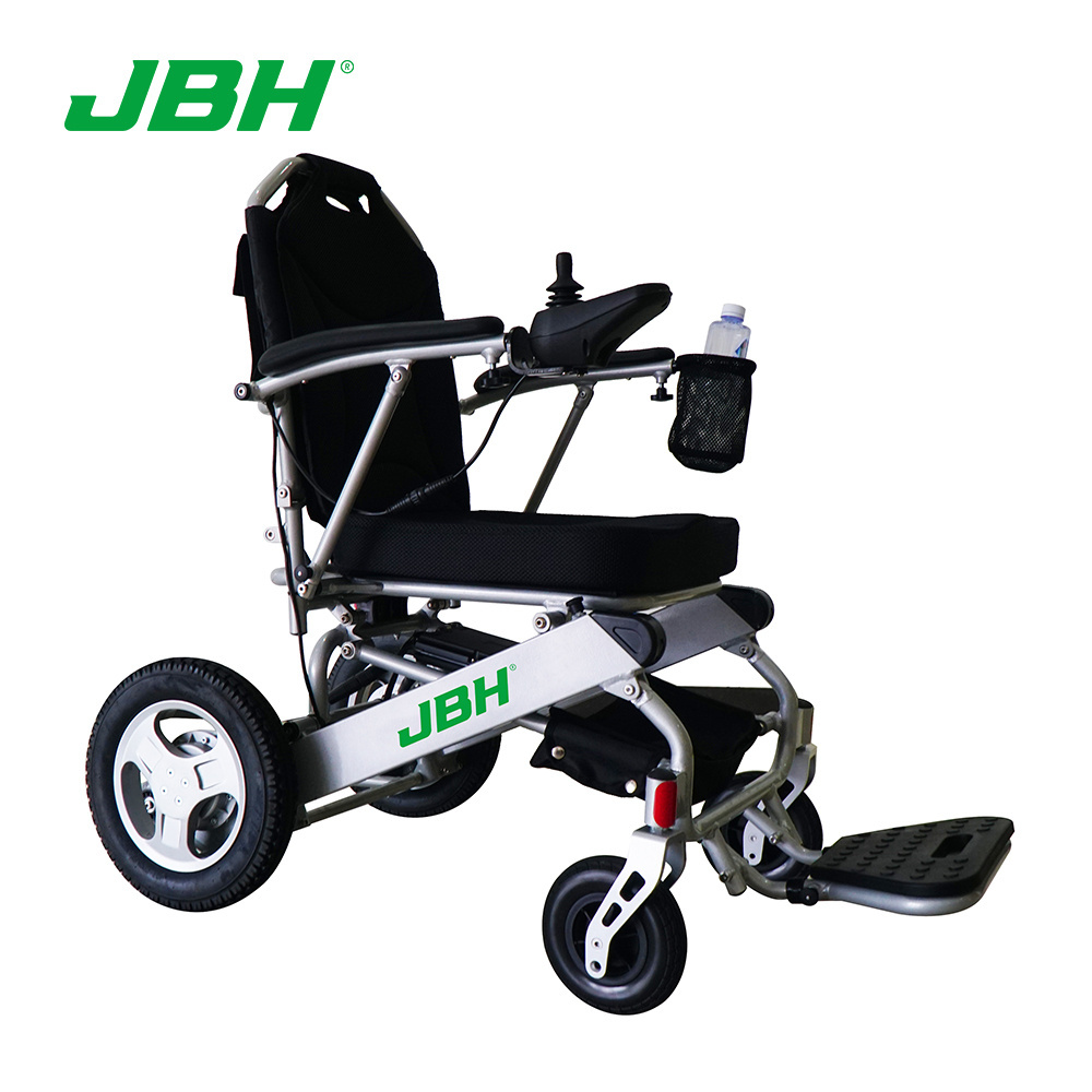 Lightweight Aluminium Power Folding 200kg Loading Electric Wheelchair for Elderly