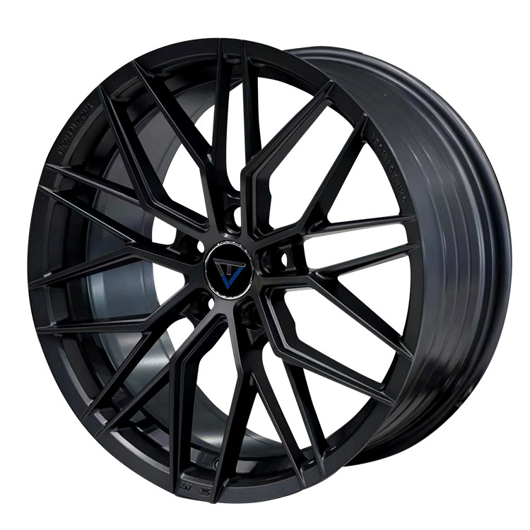 VLF06 China Factory Wholesale 5x114.3 Alloy Car Wheels Off-Road Vehicle Matte Black Alloy Wheels Customized