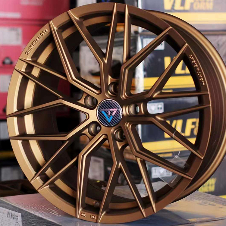 VLF06 China Factory Wholesale 5x114.3 Alloy Car Wheels Off-Road Vehicle Matte Black Alloy Wheels Customized