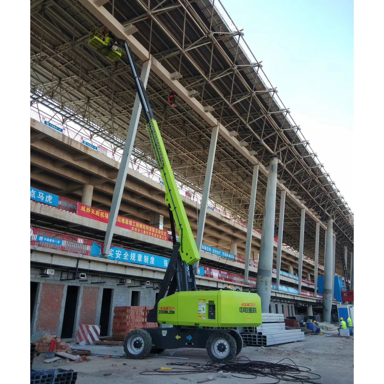 High quality ZA20JE 20M height Electric Cherry Picker