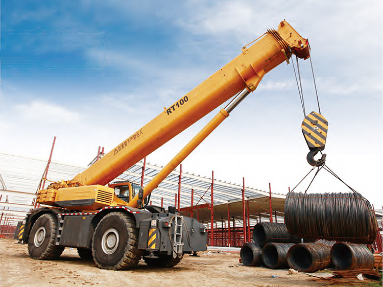 Cheap Hydraulic Rough Terrain Crane RT100 100ton Rough-terrain Crane  Construction Used Machine in Stock