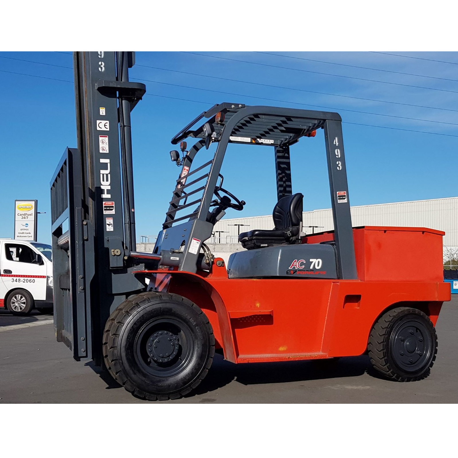 2022 Low Noise Design Heli 7 Ton CPCD70 Diesel/Electric/LPG Forklift For Container Working forklifts