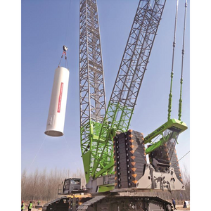 China Zoomlion Zcc9800w 800 ton Crawler Crane for 4MW wind turbine