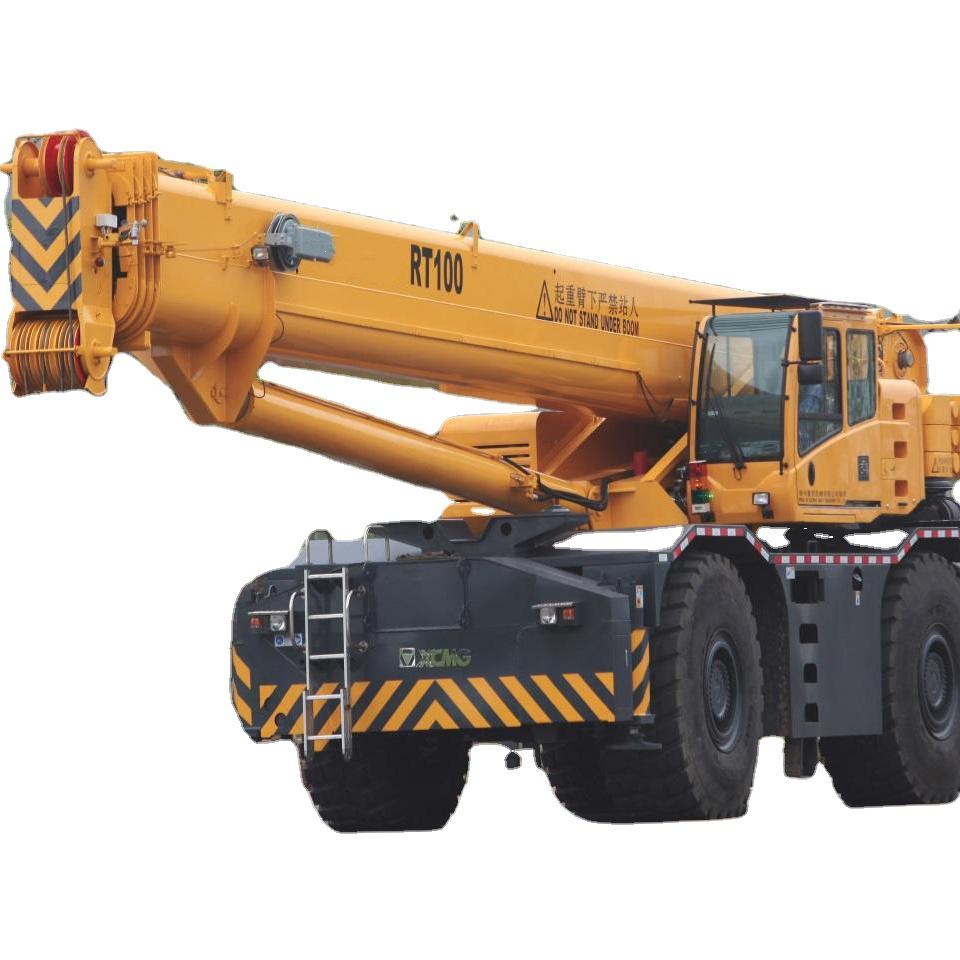 Cheap Hydraulic Rough Terrain Crane RT100 100ton Rough-terrain Crane  Construction Used Machine in Stock