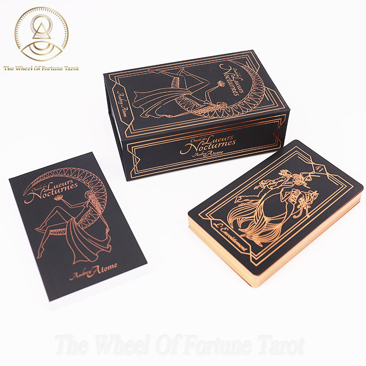 Custom Printing Tarot Cards Germany Black Core Paper Wholesale