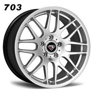 WHEELSHOME Staggered M3 CSL Hyper Black Multi Spokes Alloy wheels