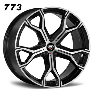 REP 773 20 inch 9.0/10.5j staggered 5-120 split spokes machined face car alloy wheels for BMW X5