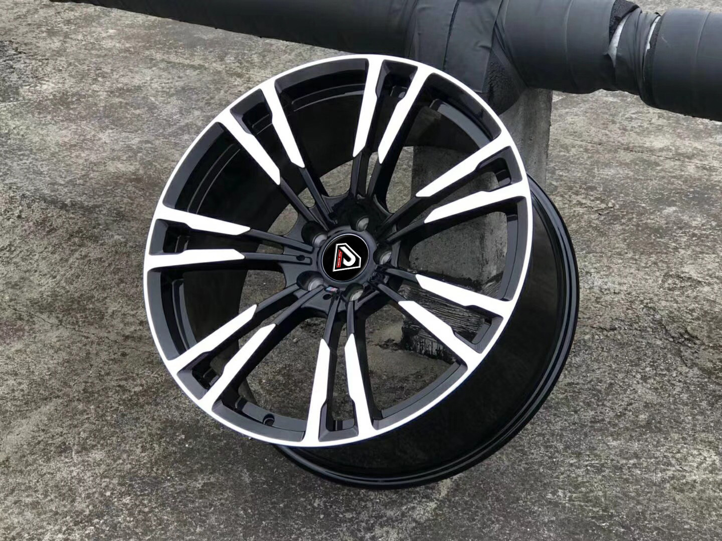 REP 766 staggered double 7 spokes design passenger car alloy rims for BMW M5