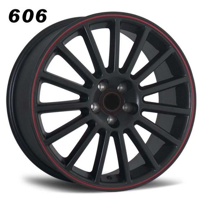 Rep 606 Silver and Multi-spoke PCD 18  inch available in stock Passenger Car Wheel