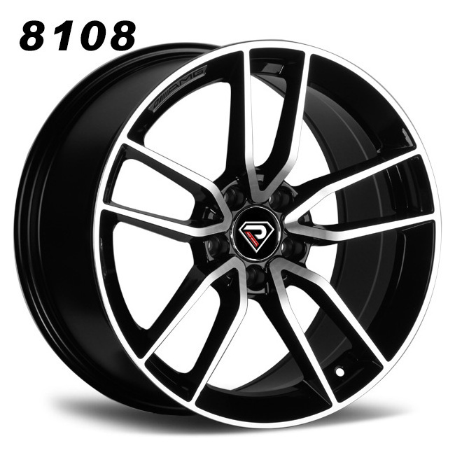 WHEELSHOME 8108 CLS53 5 Spokes 17inch 19inch Black Machined Face Car Wheels