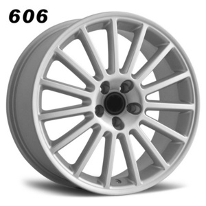 Rep 606 Silver and Multi-spoke PCD 18  inch available in stock Passenger Car Wheel