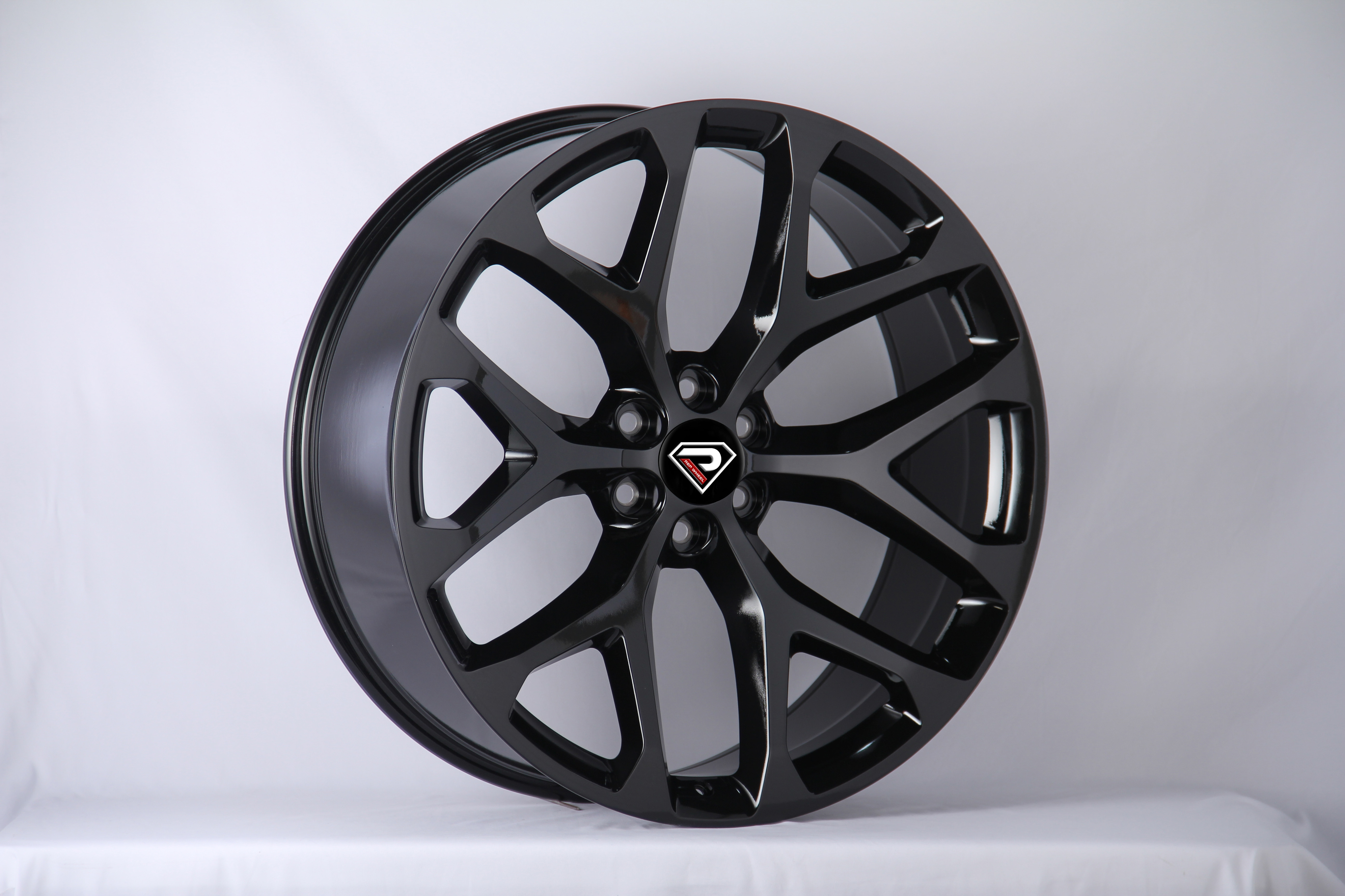 2203 Black Alloy Aluminum Rim 20 22 24 26 Inch 6 Spoke Rims Cast Car Wheel Rims For Esclade