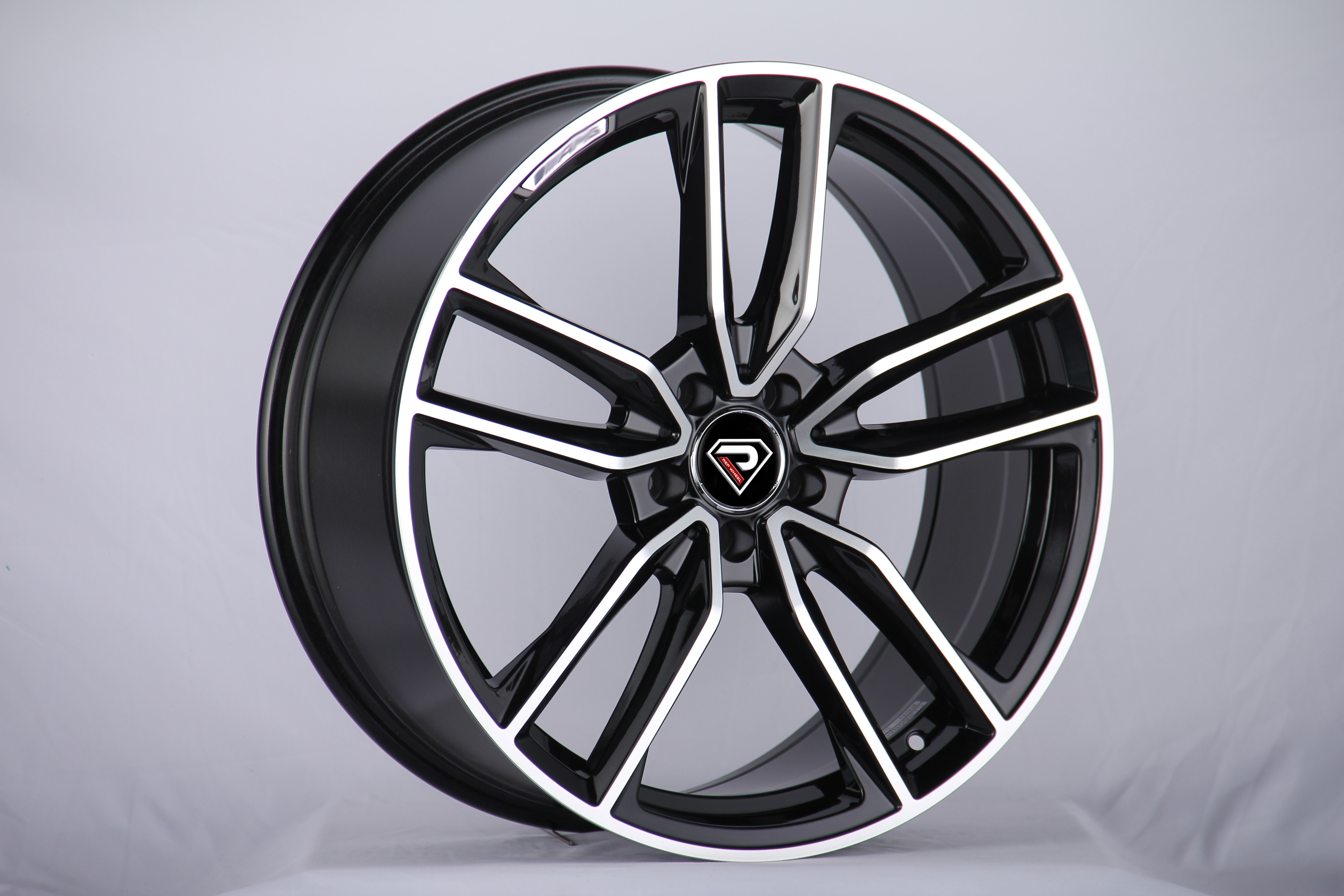 WHEELSHOME 8108 CLS53 5 Spokes 17inch 19inch Black Machined Face Car Wheels