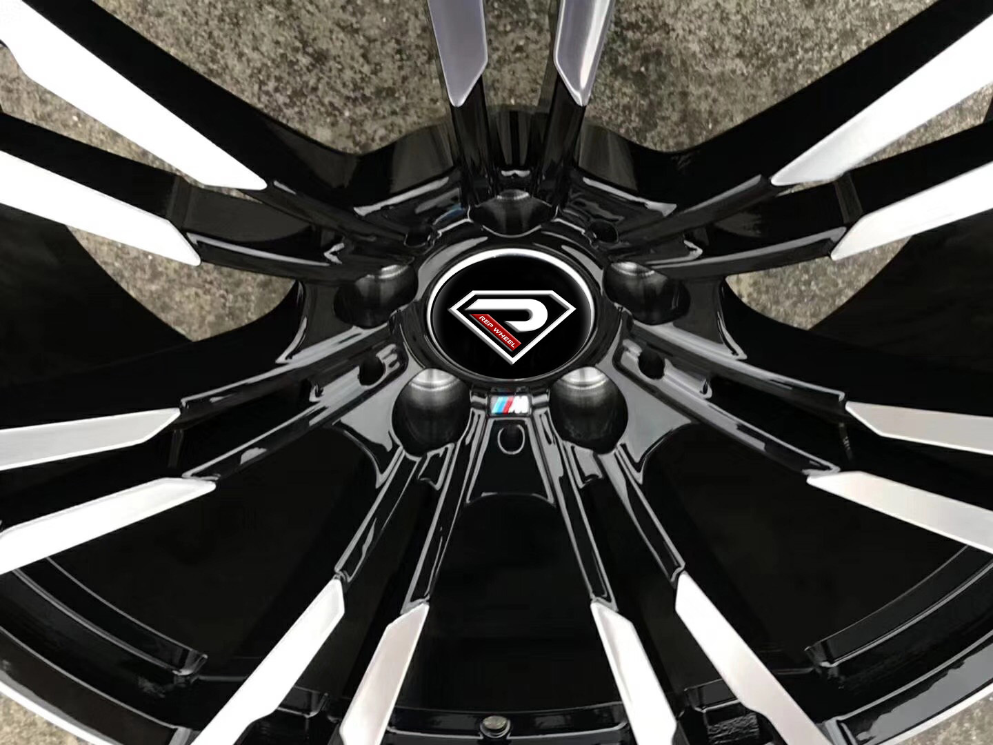 REP 766 staggered double 7 spokes design passenger car alloy rims for BMW M5