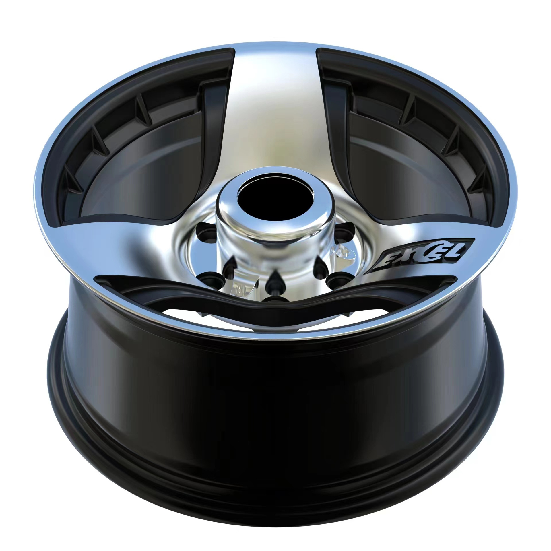 Inner triangle design  Black 15 16 inch wheels 5 hole 139.7 rim wheels