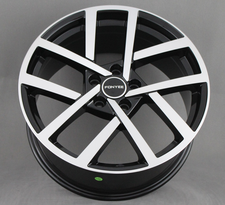 R 15 16 17 18 19 inch 5X100 5X112 quality black chrome mags alloy wheel original car rim for volkswagen VW polo golf rims