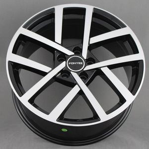 R 15 16 17 18 19 inch 5X100 5X112 quality black chrome mags alloy wheel original car rim for volkswagen VW polo golf rims