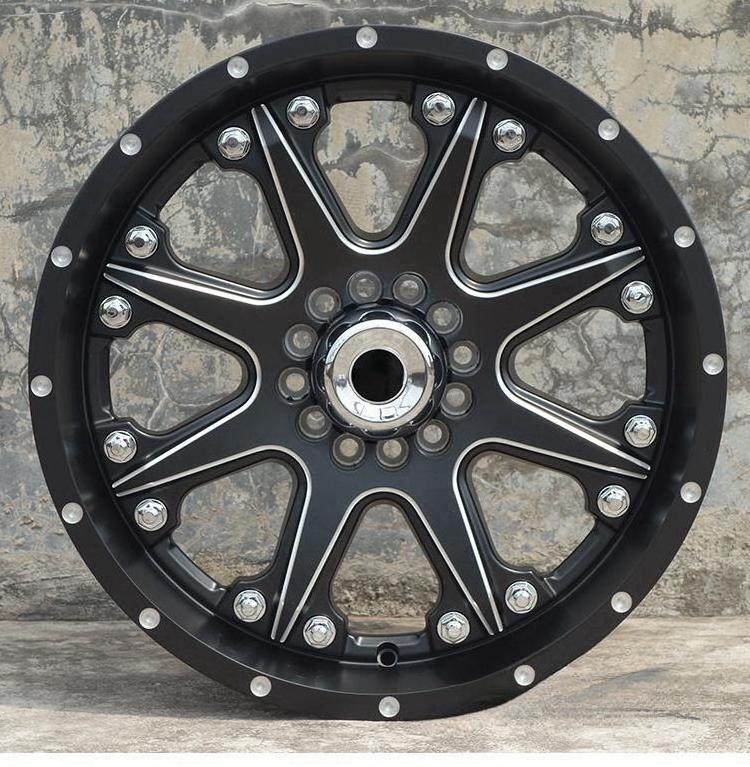 HK991526 SUV Cast wheel hub 20 inch 6x114.3/135/139.7 8x165.1 ET -44/-25/13mm Luxury modification Aluminum alloy car wheels rims