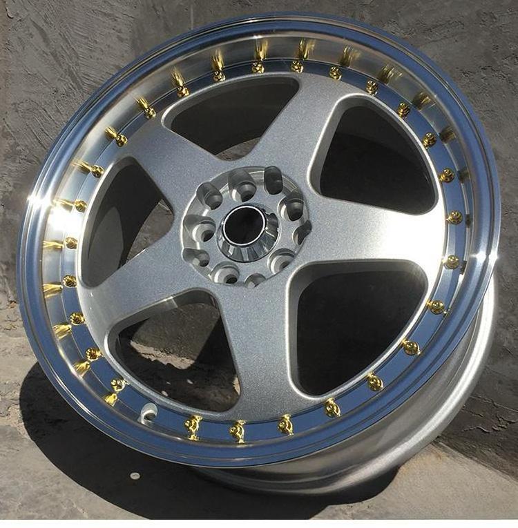 HK66647 17x 7.5j 17x8.5j PCD 4X100/114.3 5X100/114.3 aluminum alloy wheel car wheel for with high quality