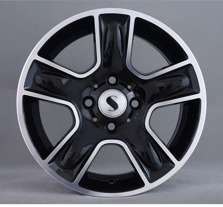 R 15 16 17 18 19 inch 5X100 5X112 quality black chrome mags alloy wheel original car rim for volkswagen VW polo golf rims