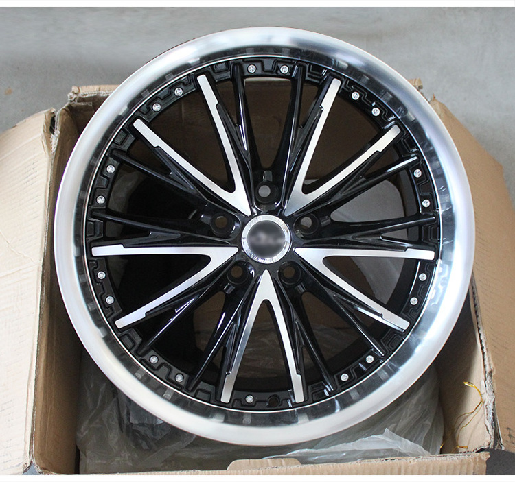 R 15 16 17 18 19 inch 5X100 5X112 quality black chrome mags alloy wheel original car rim for volkswagen VW polo golf rims