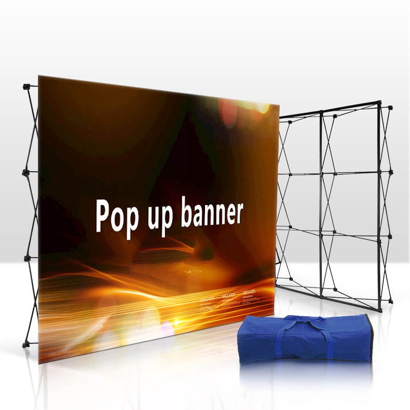 Aluminum Pop Up Stand Backdrop Backdrop Display POP Up display stand PoP Up banner folding banner